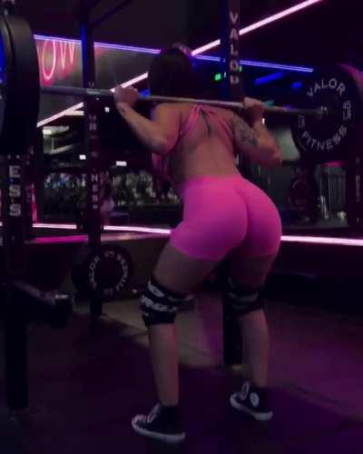 Cora Jade Working Out