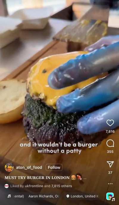 Is it really even a burger at this point?