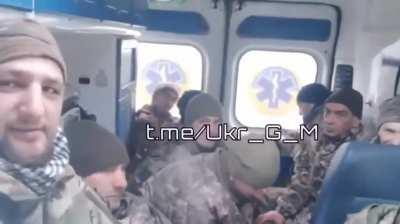 Ukrainian military is using ambulance to transport troops _ A violation of Geneva convention.