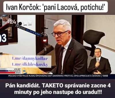 Korcok povedal moderatorke, nech drzi zobak...