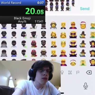 black emoji world record