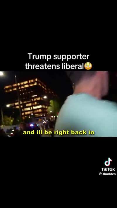 Trump supporters threatens social media personality