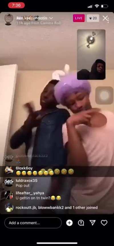 K3(keepshooting) violating kshordy on live😂😂