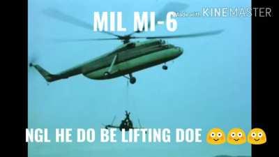 Mil mi 6 be lifting 😳😳😳