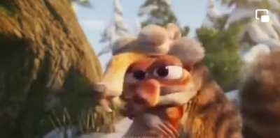 I grew up watching Scrat and now he's a dad ❤️🥺❤️