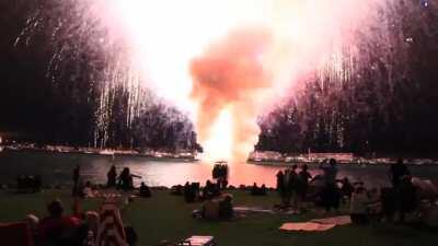 Malfunction causes all of San Diego's fireworks reserve to ignite at once (July 7, 2012)