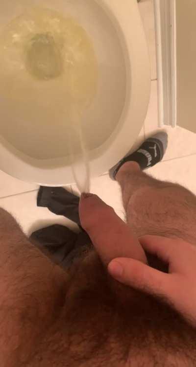 m(19)y post-cum piss always feels so relieving