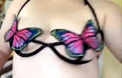 Bouncing around in my butterfly top