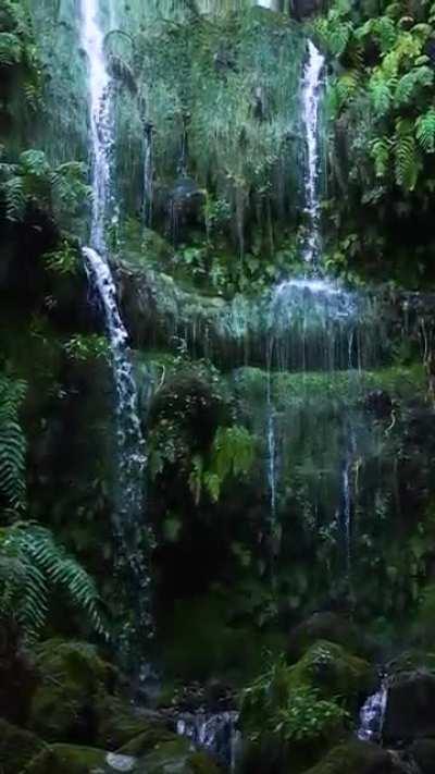 Relaxing and rejuvenating waterfall (not mine)