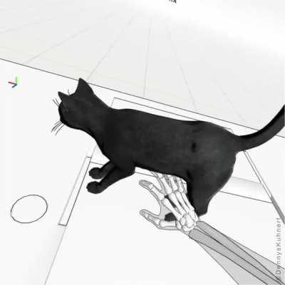 I made a VR Cat... and he is cute!