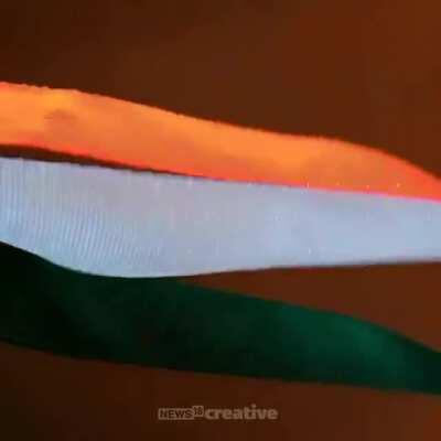 On this day, 22 July 1947, the Indian tricolour in its present form was adopted by the Constituent Assembly as the national flag.