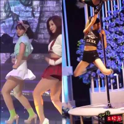 Hottest 2nd Gen - Round 1 - Hyosung Vs Nana 