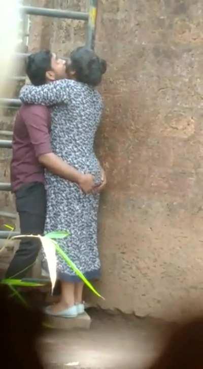 three different mallu couples enjoying outside hostel gate[10Mins/11Vids]