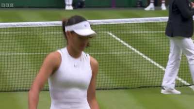 
Emma Raducanu upskirts and slow mo from Wimbledon