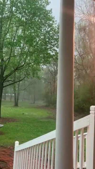 my most peaceful front porch on a rainy afternoon