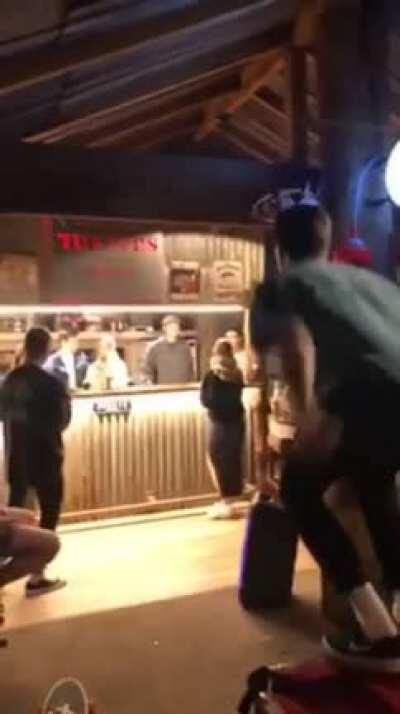 HMFT after i do parkour inside a bar