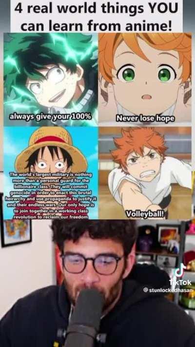 Who knew you could learn so much from anime?