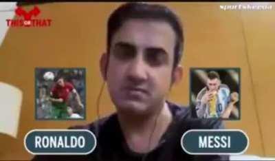 You would never guess who he picks between Messi and Ronaldo