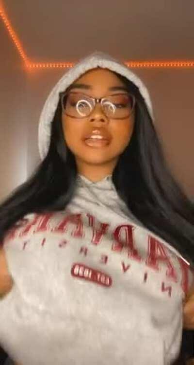 The one thing this blasian can show you, that Harvard cant 🤭😘 oc