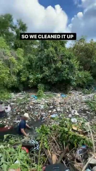 Cleaning up the mangroves of bali [@garybencheghib]