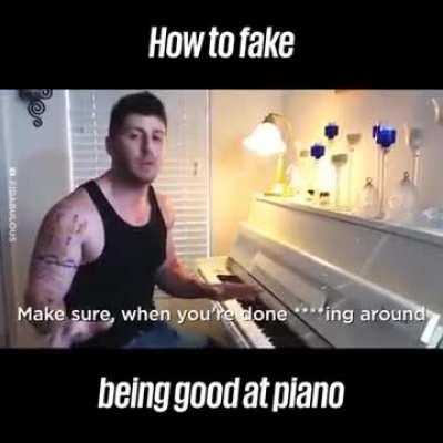 Efficient and easy piano tutorial