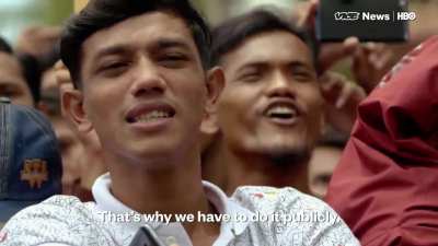 The punishment for being gay in Indonesia