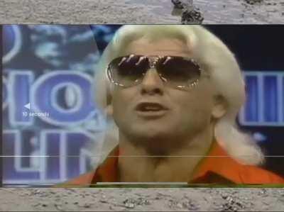 Crow is a fan of Ric Flair