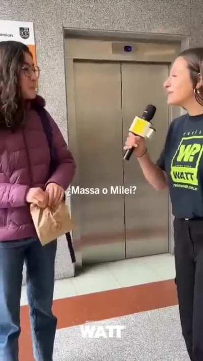 Asking Argentinians: will vote Milei or Massa?