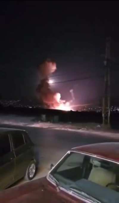 An Israeli attack on ammo depot and/or launch sites in the Bqaa valley, this evening