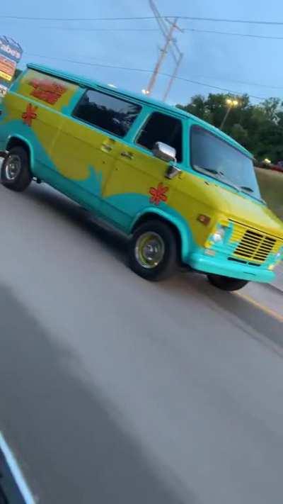 Someone in my city literally owns the Mystery Machine, and it sounds LOVELY!