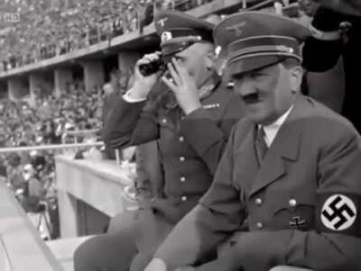 Adolf Hitler showing symptoms of amphetamine use.