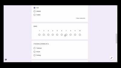 stop posting about among us but google forms