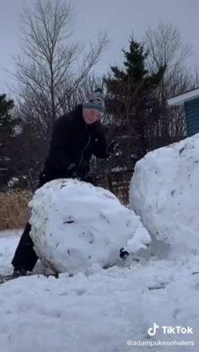 I do NOT want to build a snowman with THIS GUY