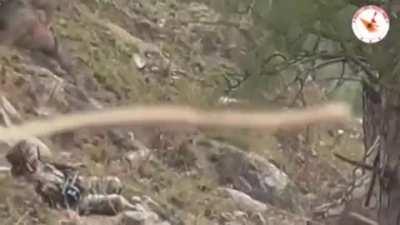 People’s Anti-Fascist Front ambush Indian Army soldiers.