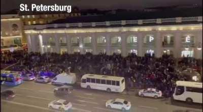 This is what bravery looks like: Russians protesting in the streets of Moscow, St. Petersburg, Novosibirsk &amp;amp; Tyumen against Putin's unprovoked attack on Ukraine.