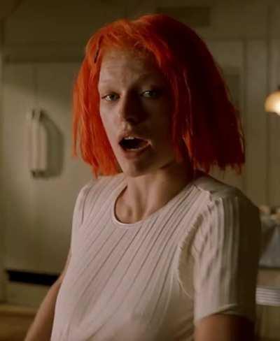 A clip of Milla Jovovich from the 1997 movie &quot;The Fifth Element&quot;