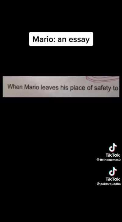 Poor Mario 😞