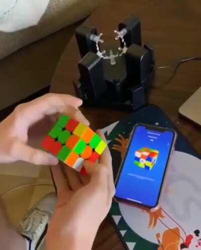 A scrambler for your Rubik's Cube