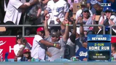 Highlight] Jason Heyward launches a 2 run HR into the night : r/baseball