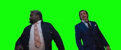 [GREEN SCREEN] Bullet Train - Lemon and Tangerine looking at camera Meme Template