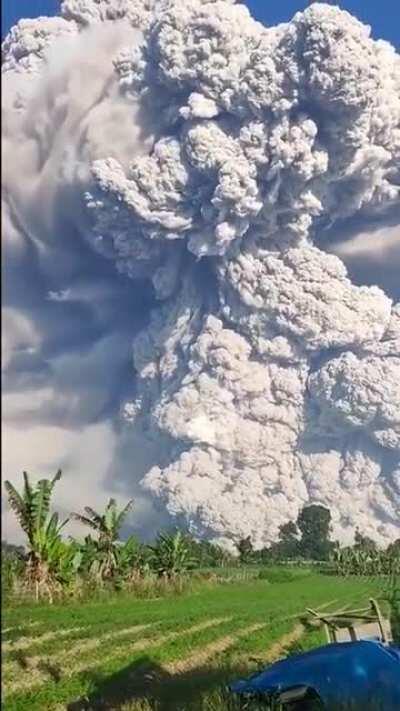 Indonesian eruption