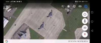 3 American stealth bombers found on Google earth