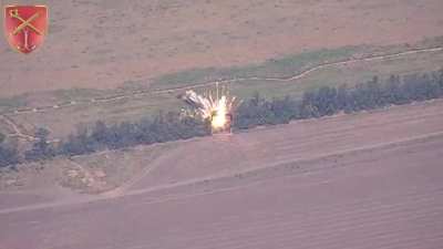 The Defense forces of Southern Ukraine destroyed Russian Buk-M2 air defense system.