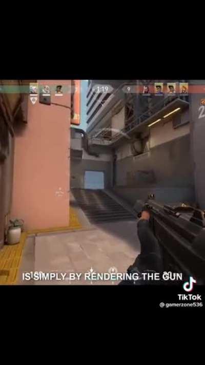 Gun clipping in FPS games