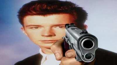 Rick Astley is dissapointed