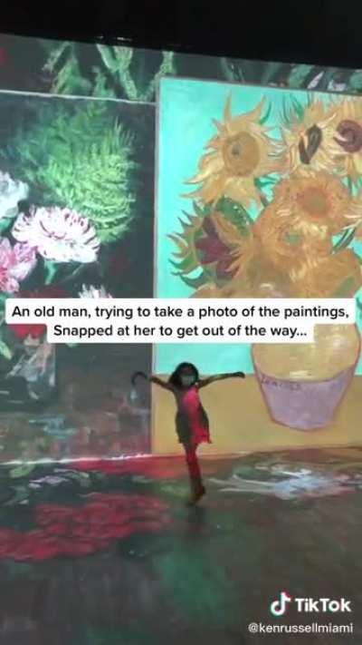 Unhinged parent thinks his child is &quot;the real art&quot;