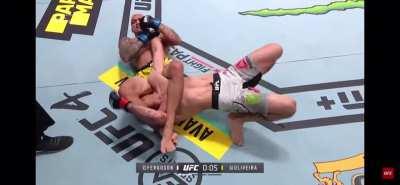 Tony Ferguson put into an armbar