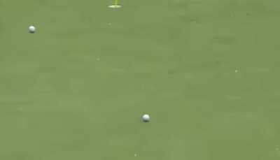 Jon Rahm's skip-shot hole-in-one.