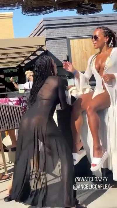 Twerking See Thru Thong