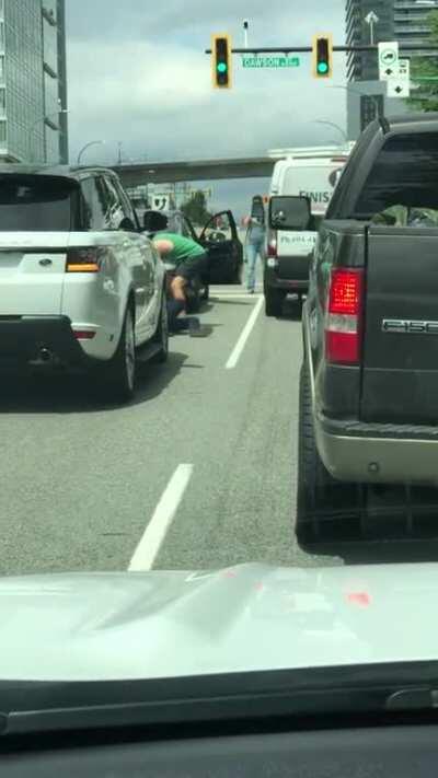 Road rage near Brentwood